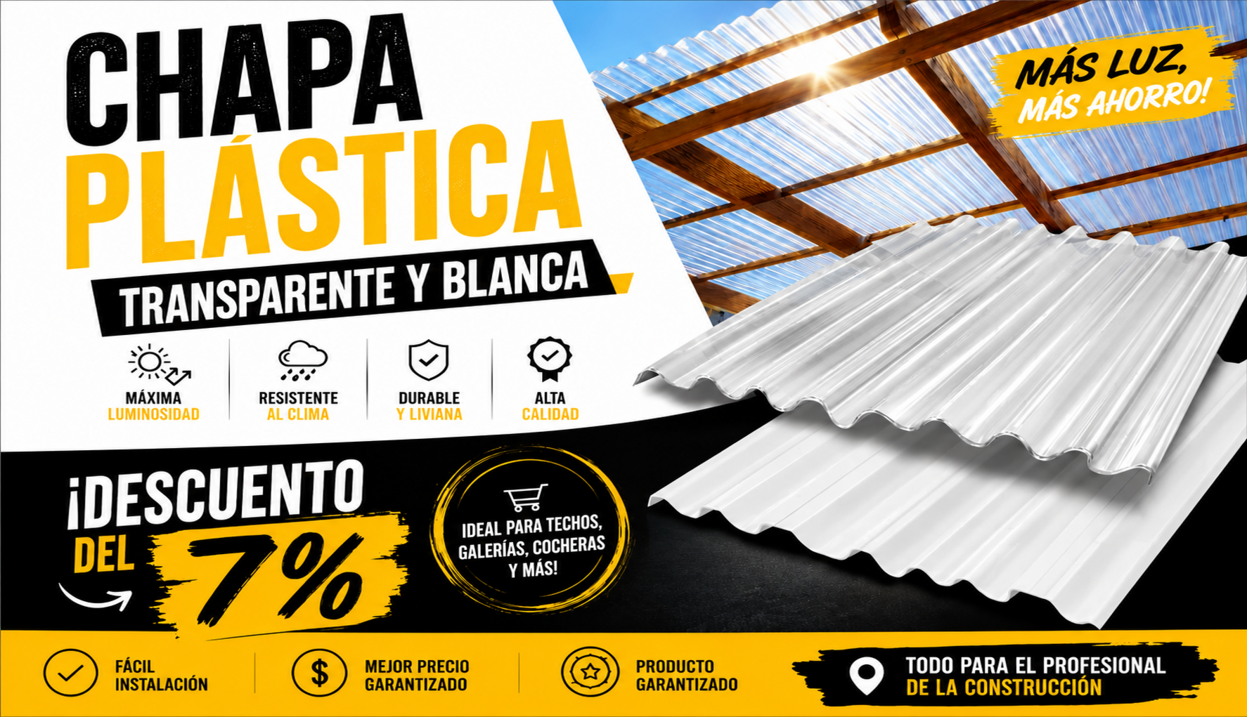 CHAPA PLASTI PROMO